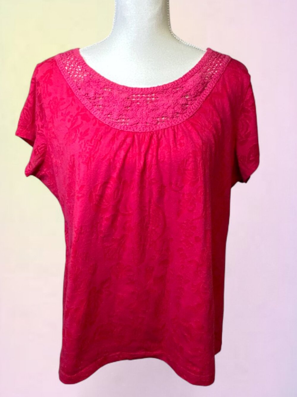 Chater Club floral blouse large petite